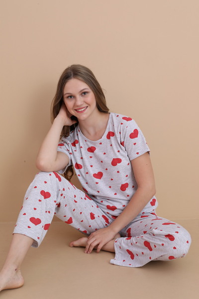STELLAPİNK Women's Cotton Pajama Set