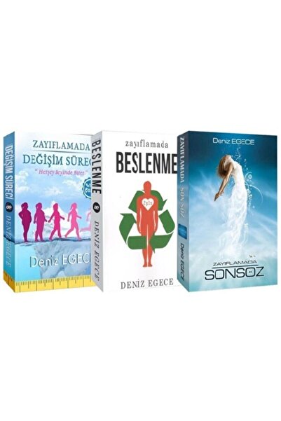 Deniz Egece Enstitü Deniz Egece Beslanme Diyet Seti 3 Kitap