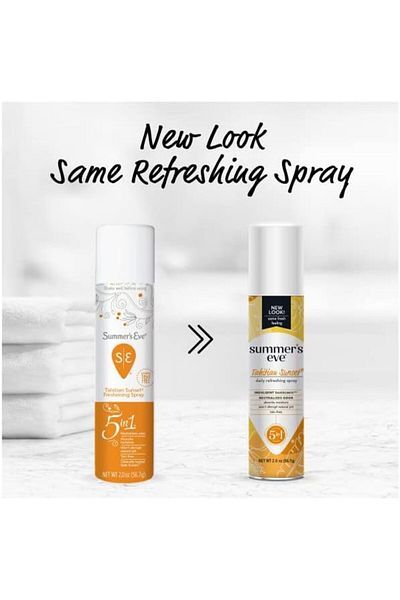 Summer's Eve Tahitian Sunset Deodorant Spray, (2oz)
