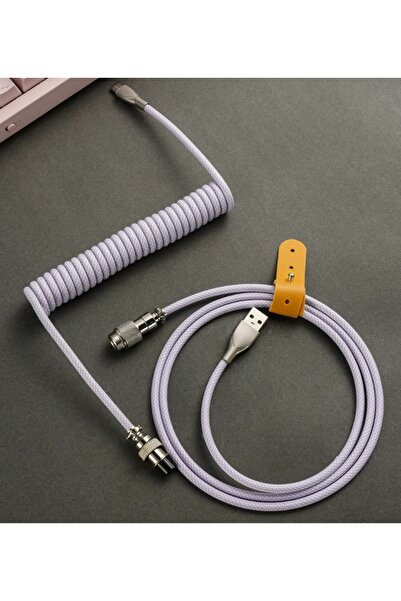 silabor Coiled Kablo, Sarmal Kablo, Mekanik Klavye Kablosu, Type C Usb Kablo ...