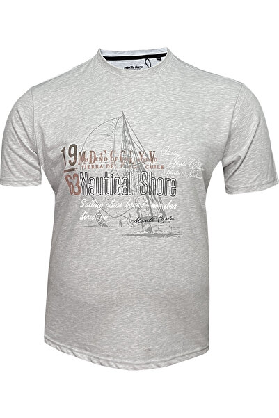 montecarlo Μπλουζάκι μεγάλου μεγέθους Lycra Combed Cotton