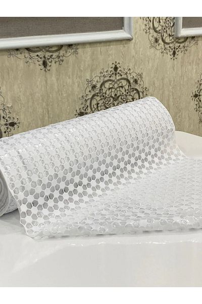 Rona Home Transparent Non-Slip Pvc Shelf Cover Refrigerator Drawer Kitchen Bathroom Cabinet Interior Multi-Purpose All Types