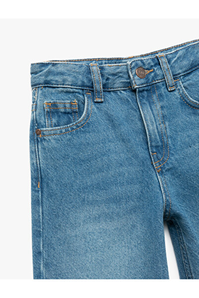 Koton Széles farmernadrág pamut zsebbel