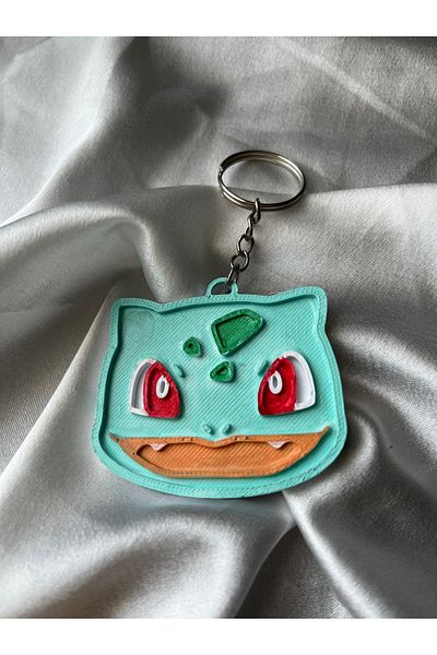 Gonulella Bulbasaour Bulbasour Keychain 3D Gift Keychain