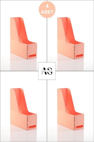 as alpa store Mg101 A4 Vertical Magazine Archive Box Disassembled - Set of 4-
