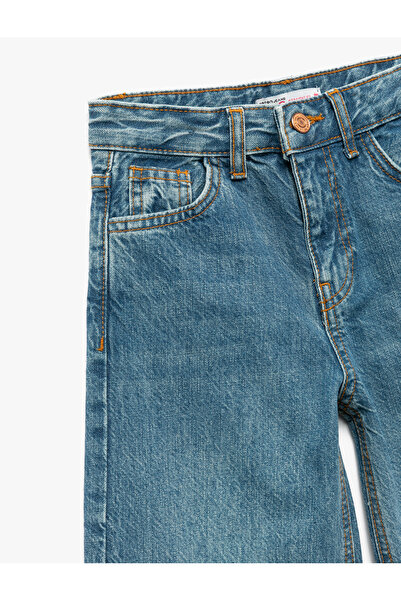 Koton Pamut zsebes egyenes szabású farmernadrág