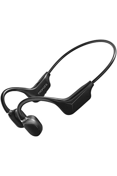 Promate Promate Bluetooth Headphones, Premium Bone Conduction Lightweight Earphones with Audio Controls, 8H