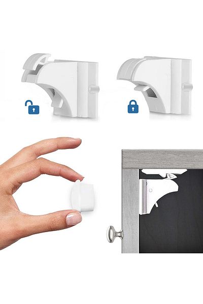 SIPO Set of 4 Magnetic Door and Drawer Locks