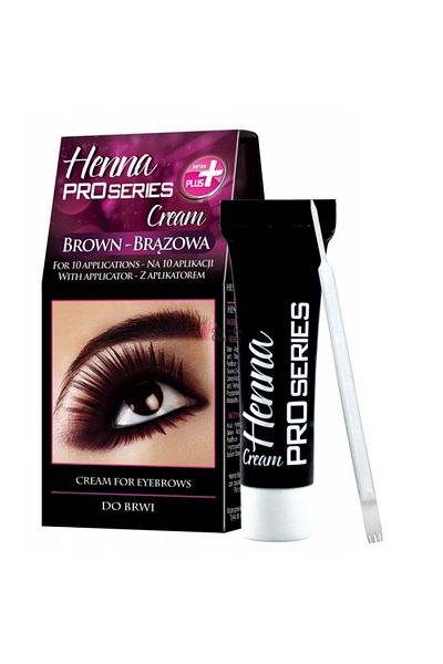 hena Vopsea Profesionala Crema pentru Sprancene HENNA Proseries - Maro Color Line Professional