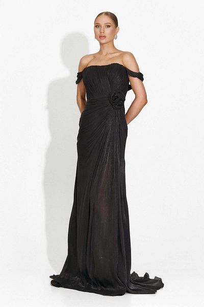 BOGAS Sharmaine Women's Long Black Dress