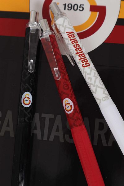 Galatasaray "Dekomus Pocket Notebook with Gift" New Season Licensed Wise Versatile Tip Pen 0.7 mm