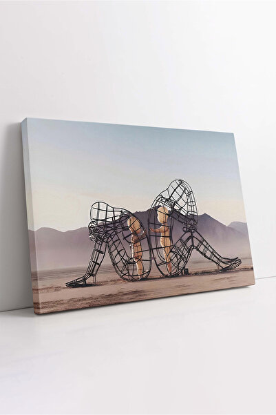 KOSS Dijital Tablou de pânză Valentine's Day, pictură cu suflete îndrăgostite, pânză cu lumea interioară și dragoste, pictură decorativă premium