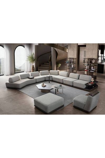 BIZ NAS New York Corner Sofa Set
