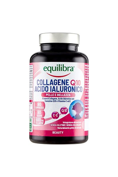 Equilibra Colagen Q10 și Acid Hialuronic, 90 capsule, Equilibra