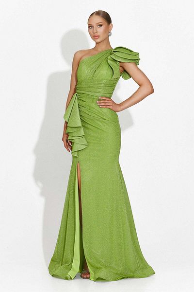 BOGAS Maryjane Green Long Women's Dress