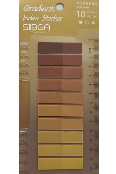sibga tasarım Transparent Colored Postit Post-it Post It.Bookmark Bookmark Postit Sticker Note Paper 200 Sheets