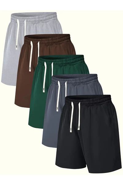 DAXİS Sportwear Company Ανδρικό χτενισμένο βαμβακερό σορτς 5 τεμαχίων
