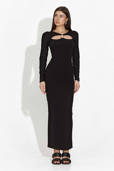 BOGAS Chieko Women's Long Black Dress