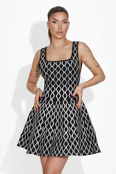 BOGAS Women's Short Elegant Black Dress Shirma