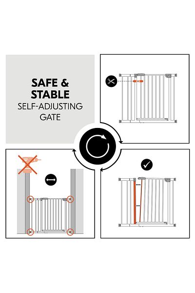 HAUCK White safety gate