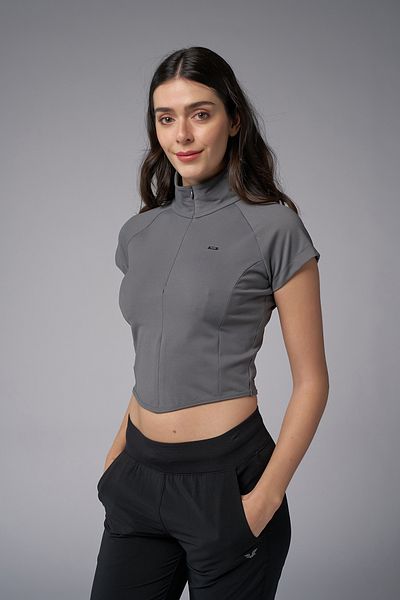 bilcee Women's Stormy Short Sleeve Collar Surf Body 4059