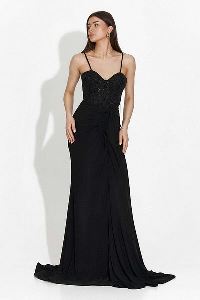 BOGAS Alexandria Women's Long Black Dress