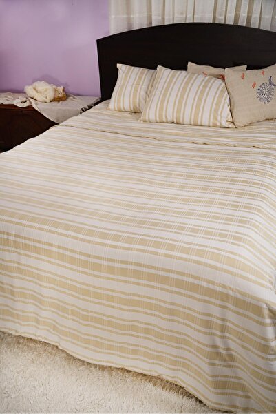 Defne&Apollon İpekçilik طقم غطاء لحاف منسوج يدويًا من القطن بنسبة 100% مقاس م...