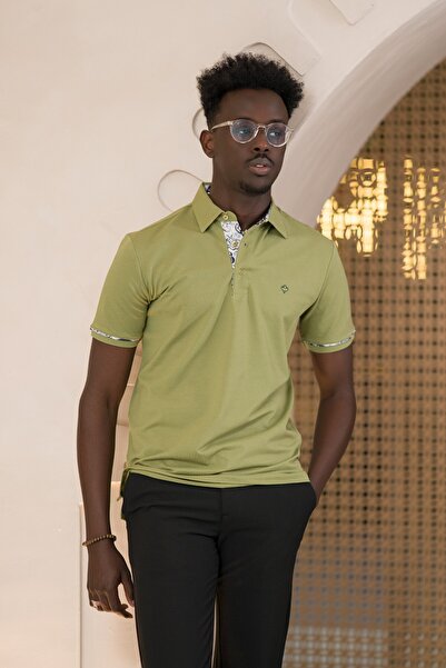 Paul Martin Тениска с поло яка и стандартна кройка, украсена с памук