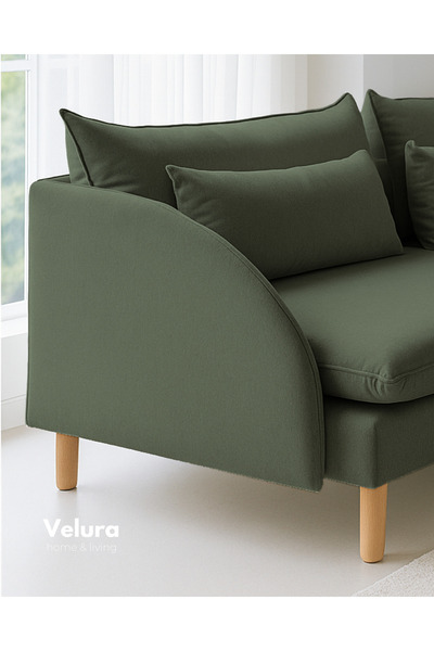 Velura Home & Living Fox Köşe Takımı - Yeşil