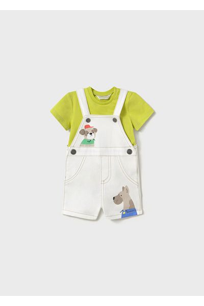 MAYORAL Newborn Boy Romper and T-Shirt Set