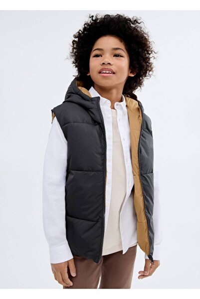 MANGO Kids Vestă impermeabilă pe două fețe