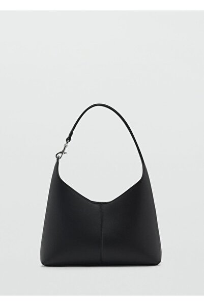 MANGO Woman Metal detaylı shopper çanta