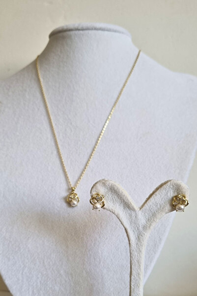 ayışığı Xuping Taşlı Kolye Küpe Seti