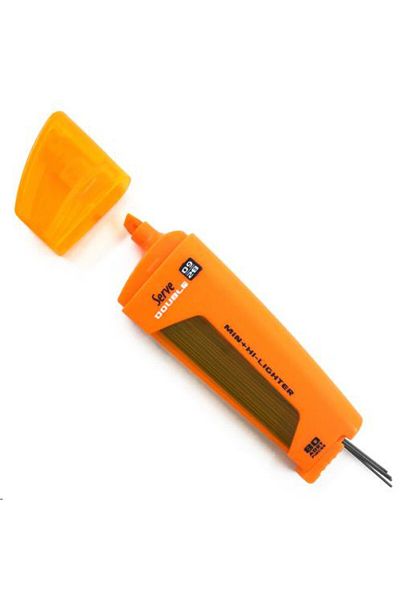 Serve Orange 0.9 mm Min Highlighter Double Pen