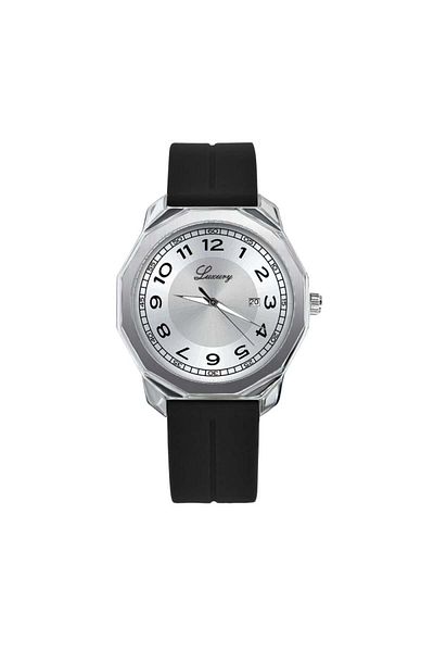 Luxure Men's Classic Rubber Watch