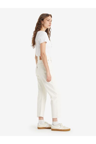 Levi's 501 Crop Women White Pants A7739-0009