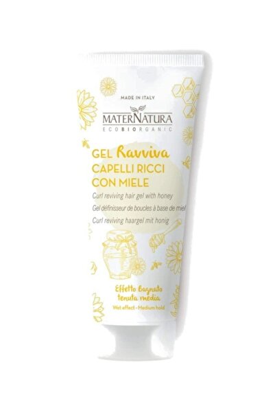 MaterNatura Gel activator bucle cu miere, 100ml - Maternatura