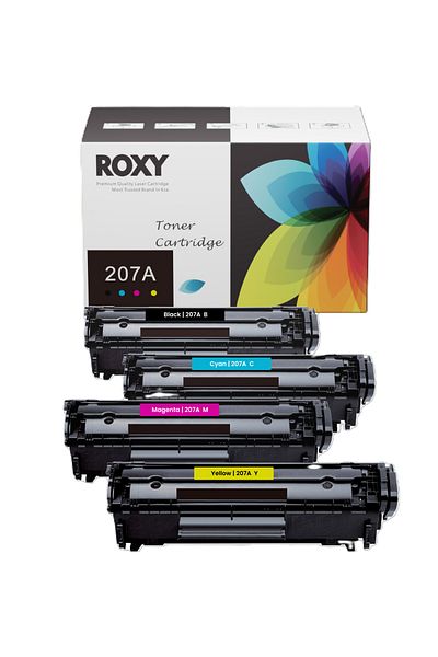 Roxy Hp 207a 207x Compatible Toner Cartridge Set) – Standard Yield – Bcmy