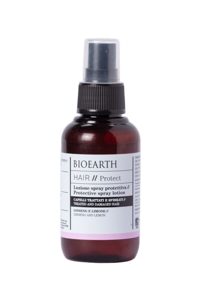 Bioearth Spray protector par cu ginseng, 100ml - Bioearth