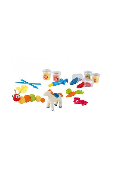PLAYTİVE Set 26 piese argila moale si forme Playtive, 3 ani plus, multicolor