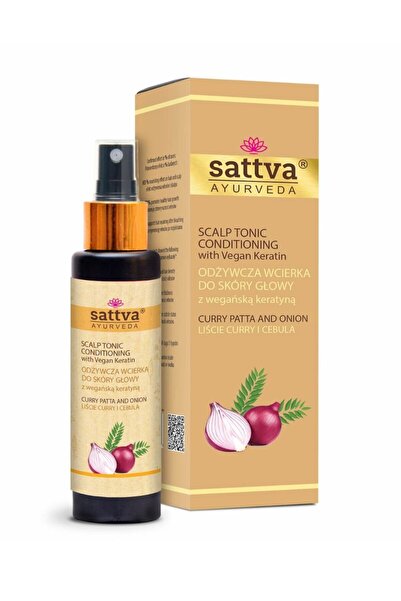 Sattva Ayurveda Tratament anticadere si crestere par cu ceapa si curry, 100ml...