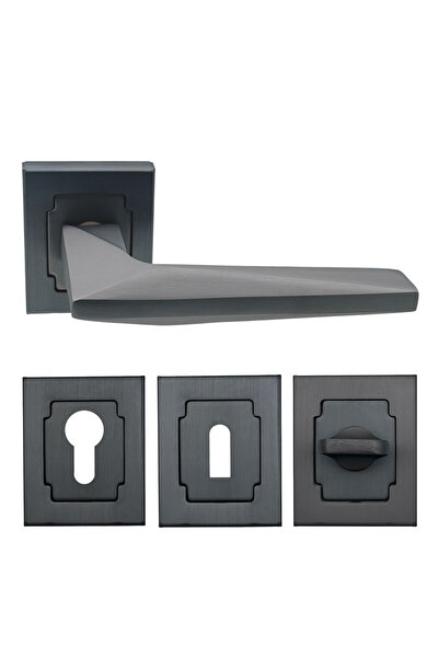 Sofuoğlu مقبض باب مربع الشكل من ياسيل أنثراسايت