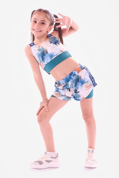 Colorinas Skybloom Șorturi Leggings