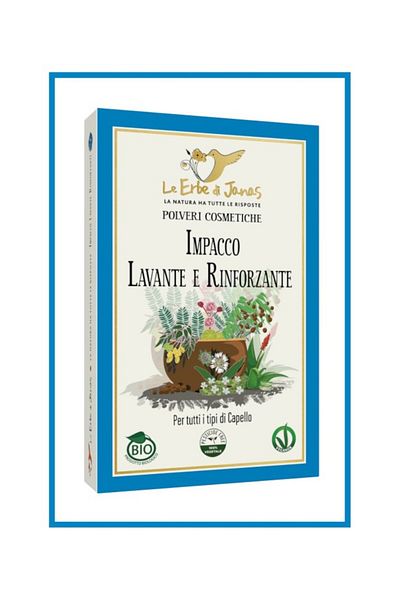Le Erbe di Janas Anti-hair loss powder shampoo for hair, 100gr - Erbe di Janas