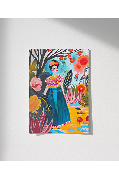 VOGLOO Çerçevesiz Poster Frida’nın Rüyası