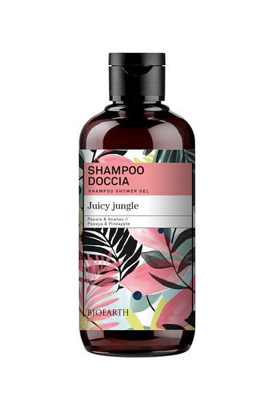 Bioearth Sampon si gel de dus Juicy Jungle, 500ml - Family Bioearth