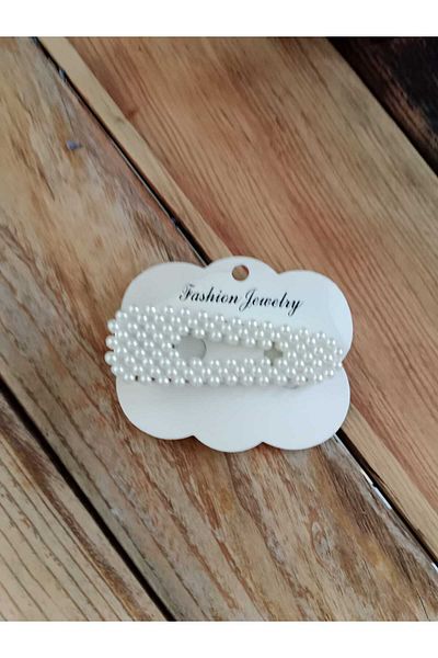 Mufincollection Elegant Hair Clip with Pearl Detail – for Special Occasions & Casual Chic