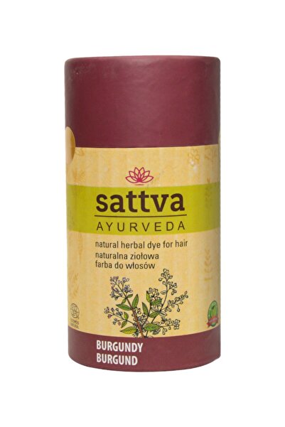 Sattva Ayurveda Vopsea de par Roscat Burgundy, 150gr - Sattva Ayurveda