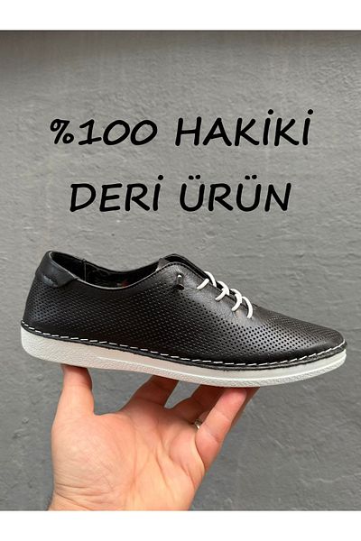 Neco Genuine Leather Ultra Comfort Women's Daily Shoes, Rubber Laces Easy Wear