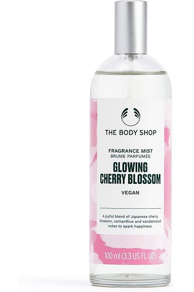 THE BODY SHOP رذاذ الجسم المتوهج برائحة زهرة الكرز 100 مل